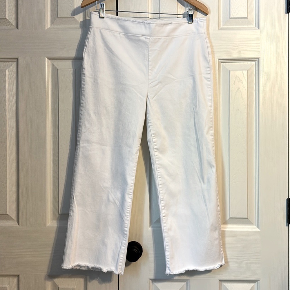 Loft White Pull On Jeans